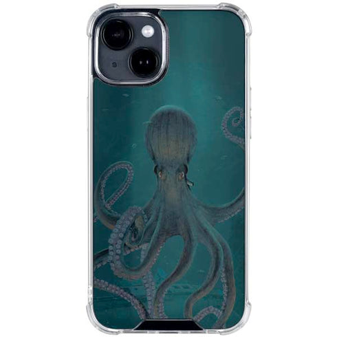 Giant Octopus by Vincent Hie iPhone 15 Clear Case