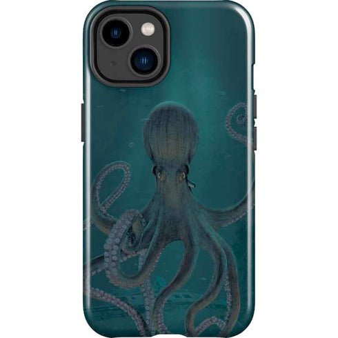 Giant Octopus by Vincent Hie iPhone 15 Impact Case