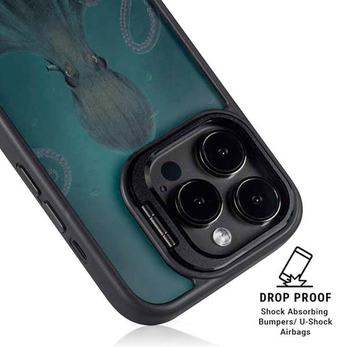 Giant Octopus by Vincent Hie iPhone 15 Pro Max Kickstand Case