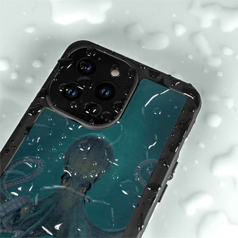 Giant Octopus by Vincent Hie iPhone 15 Pro Waterproof Case