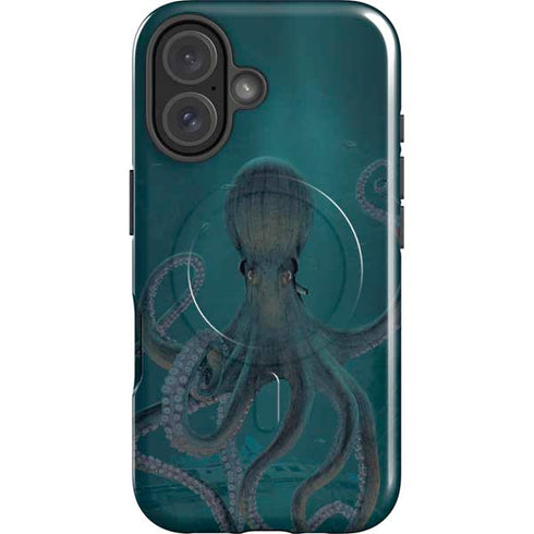 Giant Octopus by Vincent Hie iPhone 16 Plus Magsafe Impact Case