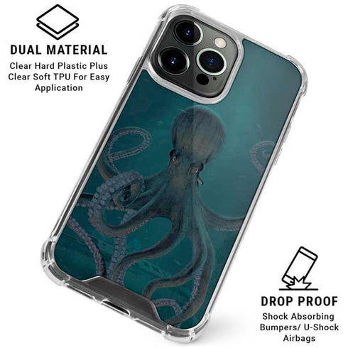 Giant Octopus by Vincent Hie iPhone 16 Pro Clear Case