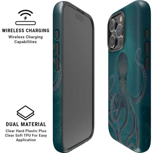 Giant Octopus by Vincent Hie iPhone 16 Pro Magsafe Impact Case