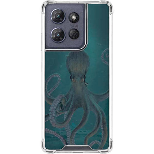 Giant Octopus by Vincent Hie Moto G 5G (2025) Clear Case