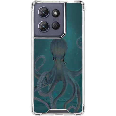 Giant Octopus by Vincent Hie Moto G Power 5G (2025) Clear Case
