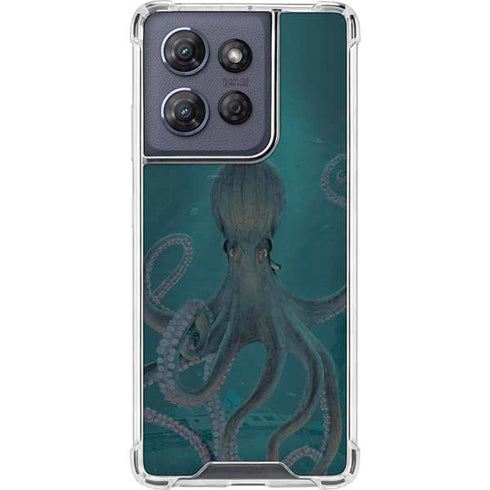 Giant Octopus by Vincent Hie Moto G Stylus 5G (2025) Clear Case