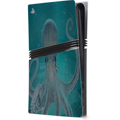 Giant Octopus by Vincent Hie PS5 Pro Console Skin