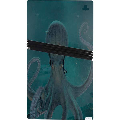 Giant Octopus by Vincent Hie PS5 Pro Console Skin