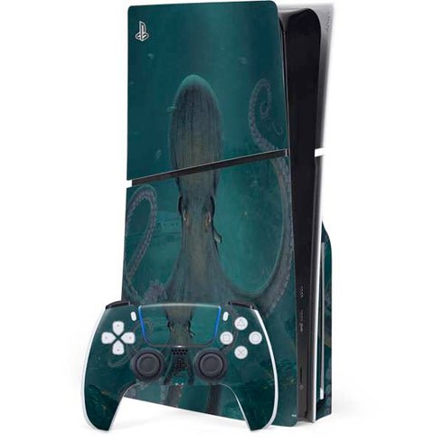 Giant Octopus by Vincent Hie PlayStation PS5 Skins
