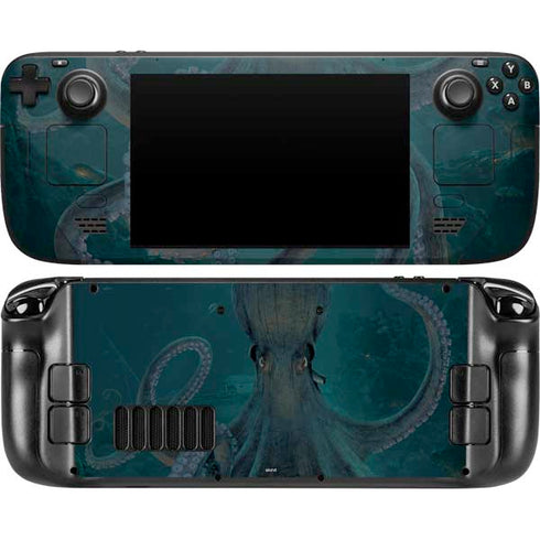 Vincent Hie Giant Octopus Steam Deck Handheld Gaming Computer Skin