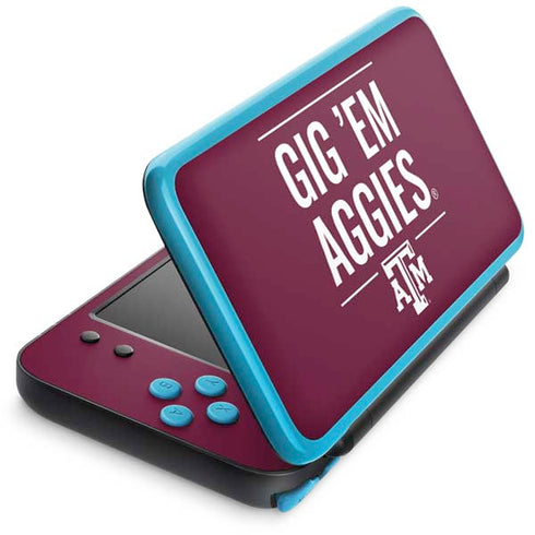 Texas A&M University Gig Em Aggies Nintendo Skins