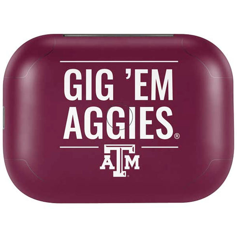 Texas A&M University Gig Em Aggies Amazon Echo Buds Skin