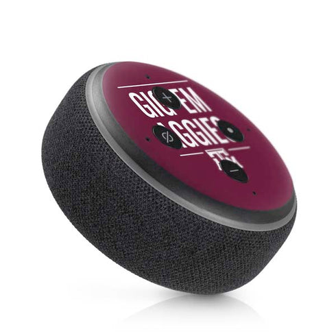 Texas A&M University Gig Em Aggies Amazon Echo Dot Skin