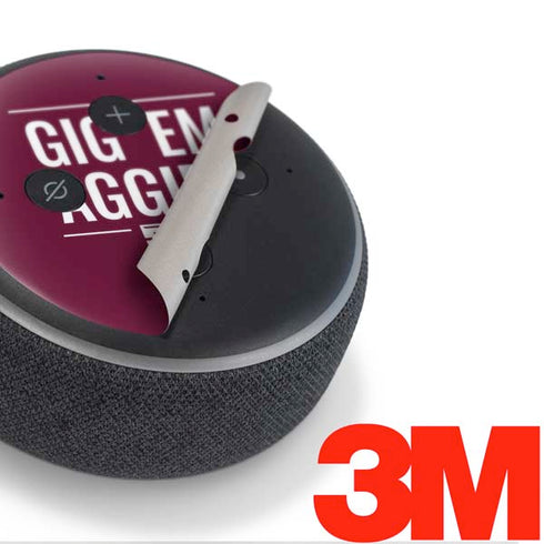 Texas A&M University Gig Em Aggies Amazon Echo Dot Skin