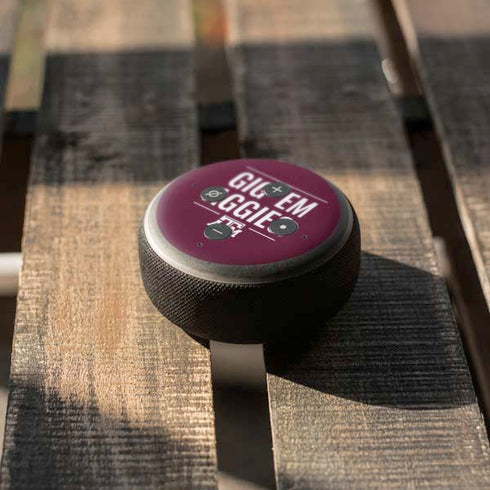 Texas A&M University Gig Em Aggies Amazon Echo Dot Skin