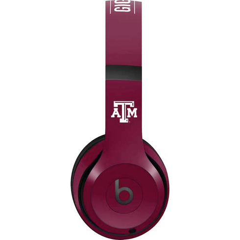 Texas A&M University Gig Em Aggies Beats Studio Pro Wireless Headphones Skin