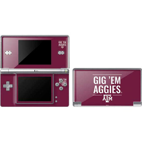 Texas A&M University Gig Em Aggies DS Lite Skin