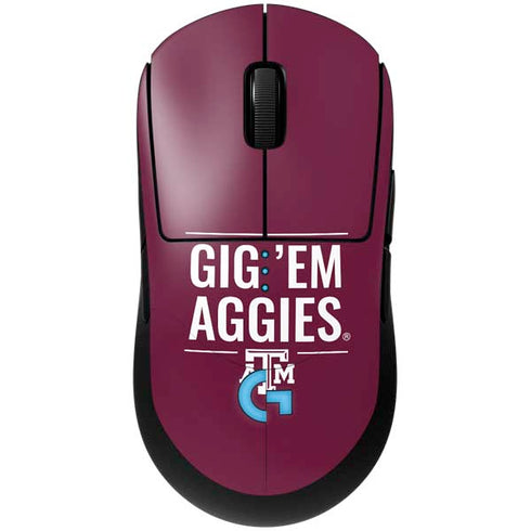 Texas A&M University Gig Em Aggies G Pro Wireless Gaming Mouse Skin