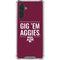 Texas A&M University Gig Em Aggies Galaxy A17 Clear Case
