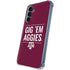 Texas A&M University Gig Em Aggies Galaxy A35 5G Clear Case