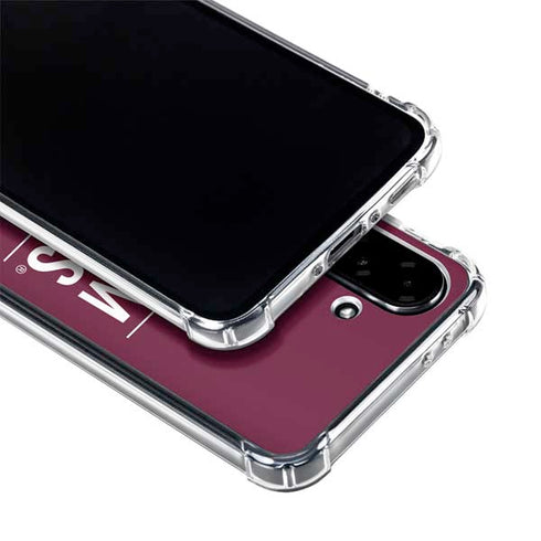 Texas A&M University Gig Em Aggies Galaxy A36 5G Clear Case