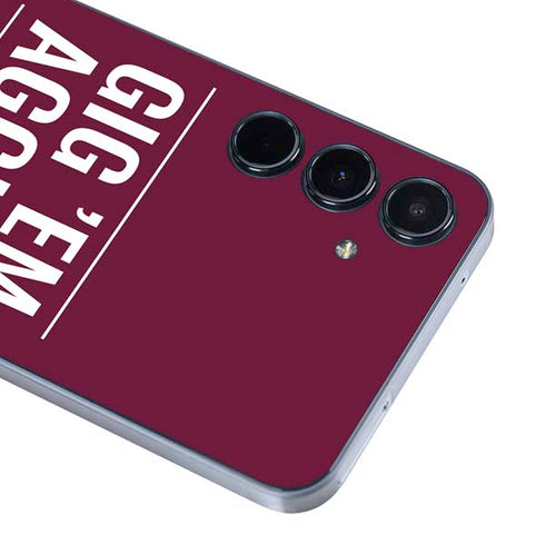 Texas A&M University Gig Em Aggies Galaxy A36 5G Skin