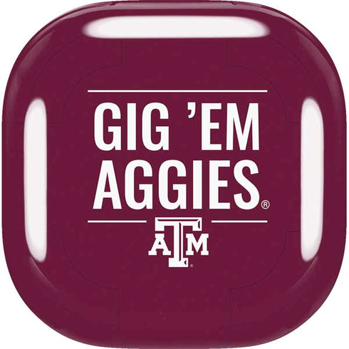 Texas A&M University Gig Em Aggies Galaxy Buds Live Skin