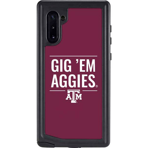 Texas A&M University Gig Em Aggies Galaxy Cases