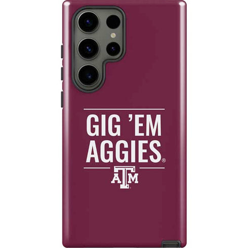 Texas A&M University Gig Em Aggies Galaxy S23 Ultra Pro Case