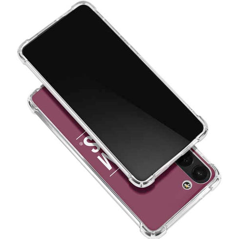 Texas A&M University Gig Em Aggies Galaxy S24 FE Clear Case