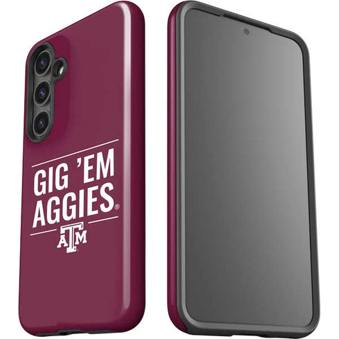 Texas A&M University Gig Em Aggies Galaxy S25 Impact Case