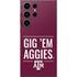 Texas A&M University Gig Em Aggies Galaxy S24 Ultra Skin