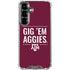 Texas A&M University Gig Em Aggies Galaxy S26 Clear Case