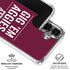 Texas A&M University Gig Em Aggies Galaxy S26 Clear Case
