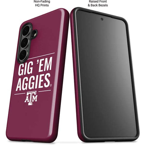 Texas A&M University Gig Em Aggies Galaxy S26 Impact Case