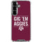 Texas A&M University Gig Em Aggies Galaxy S26 Plus Clear Case
