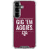 Texas A&M University Gig Em Aggies Galaxy S26 Plus Clear Case