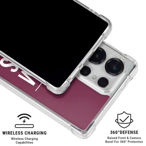 Texas A&M University Gig Em Aggies Galaxy S26 Ultra Clear Case