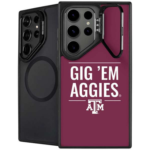 Texas A&M University Gig Em Aggies Galaxy S26 Ultra Kickstand Case
