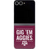Texas A&M University Gig Em Aggies Galaxy Z Flip6 Skin