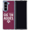 Texas A&M University Gig Em Aggies Galaxy Z Fold5 5G Clear Case