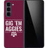 Texas A&M University Gig Em Aggies Galaxy Z Fold5 5G Skin