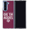 Texas A&M University Gig Em Aggies Galaxy Z Fold6 Clear Case