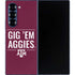 Texas A&M University Gig Em Aggies Galaxy Z Fold6 Skin