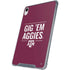 Texas A&M University Gig Em Aggies iPad 11th Gen (2025) Clear Case