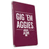 Texas A&M University Gig Em Aggies Apple iPad Skin