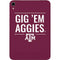 Texas A&M University Gig Em Aggies Apple iPad Mini Skin