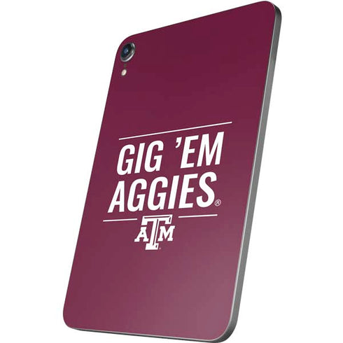 Texas A&M University Gig Em Aggies Apple iPad Mini Skin