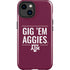 Texas A&M University Gig Em Aggies iPhone 15 Impact Case