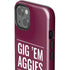 Texas A&M University Gig Em Aggies iPhone 15 Impact Case